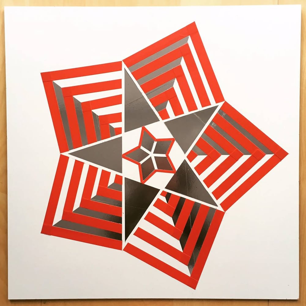 Tape Art – Stern