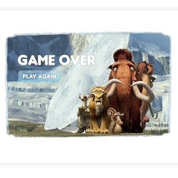 Ice Age 3 Game Over