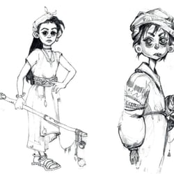 Character Design, visual development