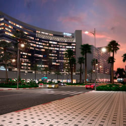 Hilton | Sity-Center | Tanger | Marokko (Nachtansicht)