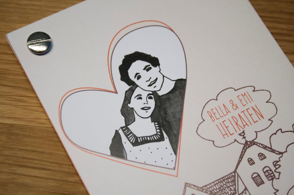Hochzeitseinladung BE 1