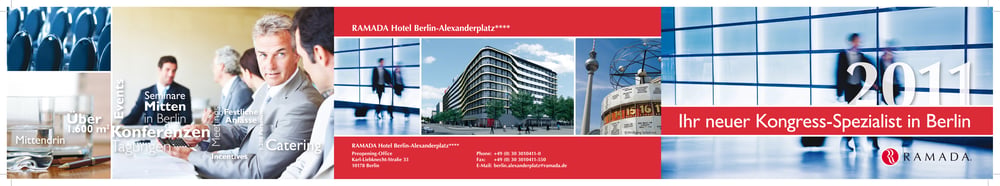 Mailing RAMADA Hotel Berlin Alexanderplatz (Außen)