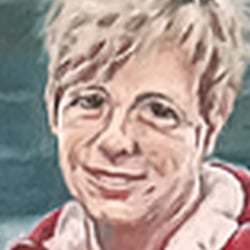 Portrait, Auftragswerk, Öl auf Leinwand 60×80cm, 2022