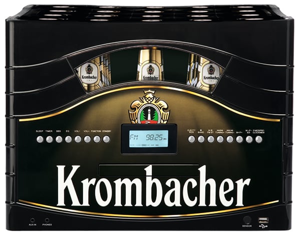 Krombacher Kastenradio – at sales communications