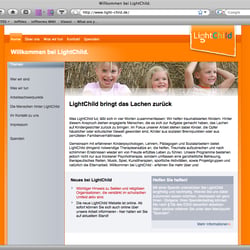 Website für Light-Child.de