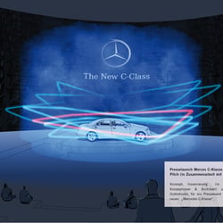 Eventgestaltung Mercedes, Storyboard-Illustration