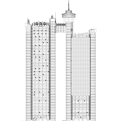 Genex Tower Wireframe