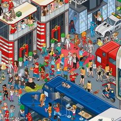 PLAYBOY Wimmelbild August 2012