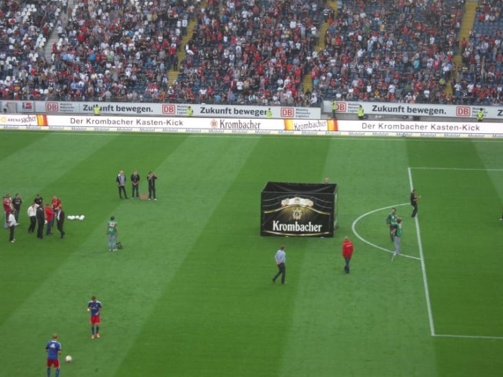 Halbzeit bei der Eintracht.