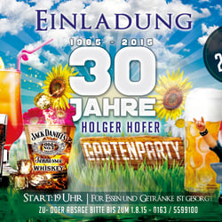 Geburtstagseinladung