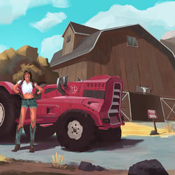 desert Farm tractor concept