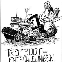 Tretboot Fahren