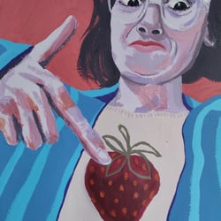 God gave me a strawberry heart