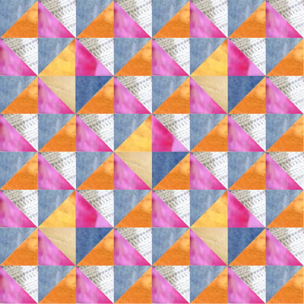 Collagen aus Pixel und Farben