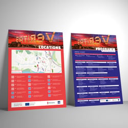 Grafik und Design für Programmplakate