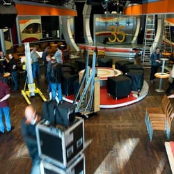 Im Studio von Radio Bremen „3nach9“. Ein Tag vor der Livesendung