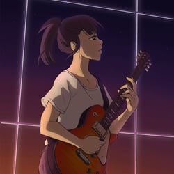 Gitarristin