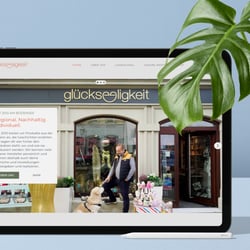 Glückseeligkeit – Website mit Onlineshop