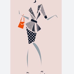 Modeillustration mit Illustrator