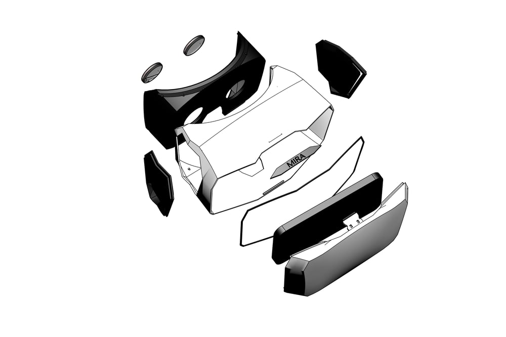 MIRA augmented reality headset