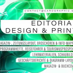 Editorial Design & Print – Magazine, Broschüren & Kataloge