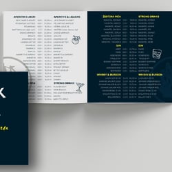 Pricelist drinks