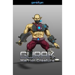 3D Gurak Krieger Kreatur Charakter Modellierung