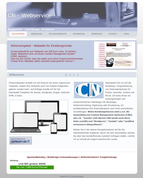 Templatedesign – Joomla 2.5 – responsiv
