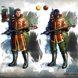 Kung Fu Superstar – Oilrig Guard concept art