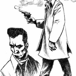 Son of the gun | character study | digital drawing