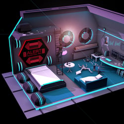 Cyberpunk Big Room