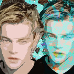 Leonardo di Caprio PopArt Stil