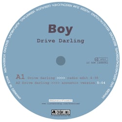„Drive Darling“ [LP-Aufkleber]
