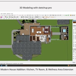 SketchUp Viewport: 3D Section Cut & Interior Geometry Setup