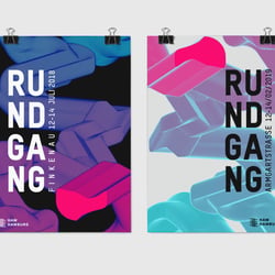 Konzeption einer Kampagne zum Rundgang der HAW Hamburg in allen Kanälen (Flyer, Poster, Signaletik, Online, Werbemittel)