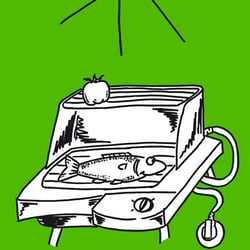 Flyer: Sommerliches Grillvergnügen mit Elektrogeräten im Blickpunkt