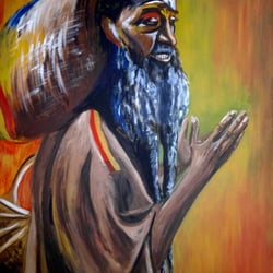 Portrait, Acryl auf Leinwand