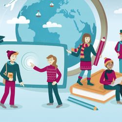Weihnachtskarte Teaching Internationally