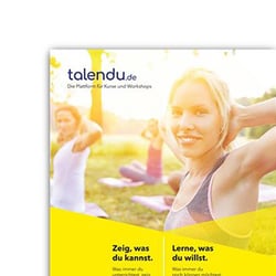 Rollup-Banner für Startup-Events