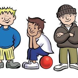 5 Jungen