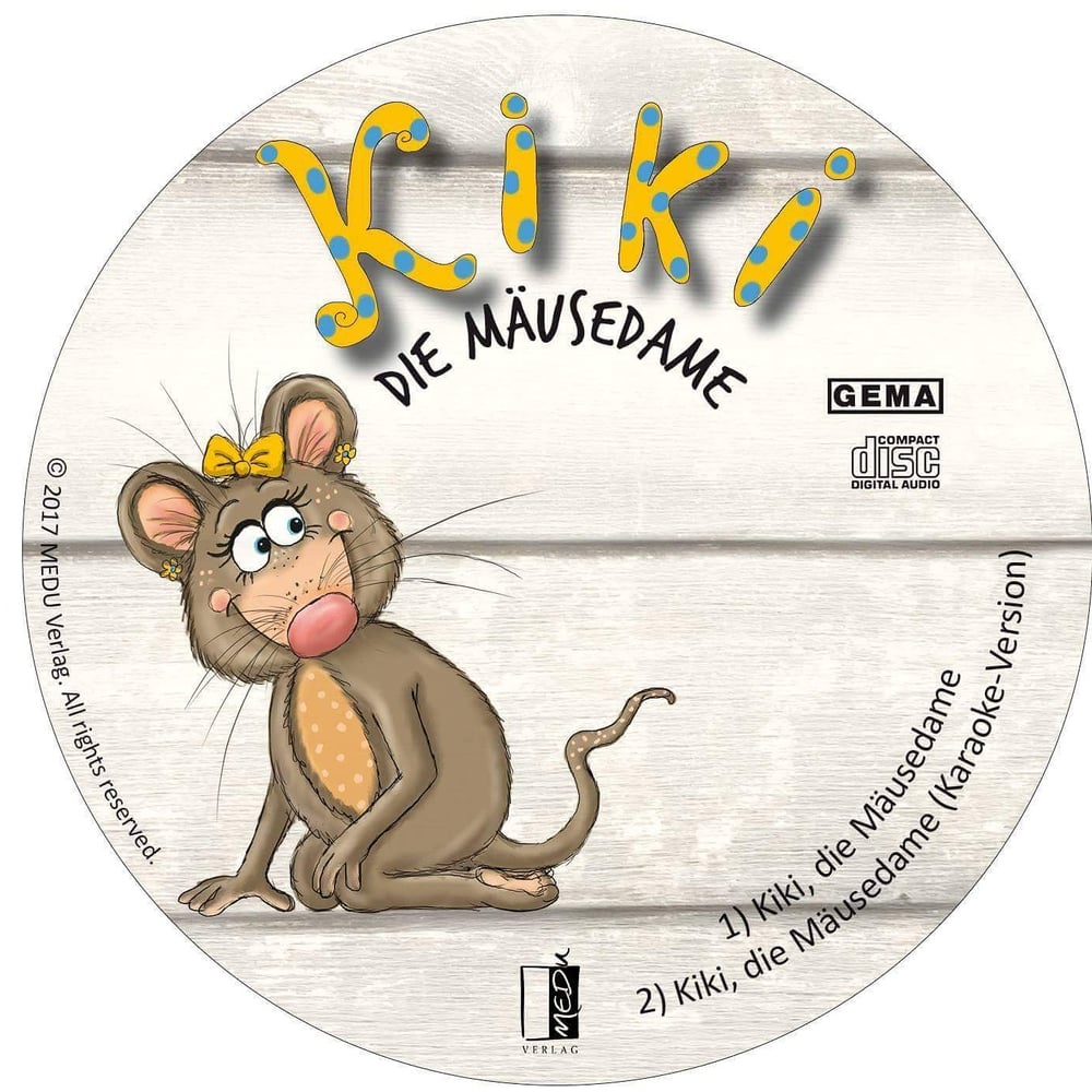 KIKI die Mäusedame, CD Cover. Kinderbuchreihe