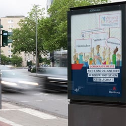 Plakatmotiv für die Landeszentrale für politische Bildung