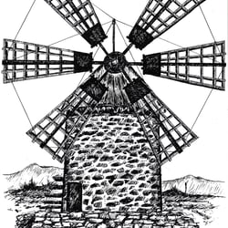 Illustration Mühle
