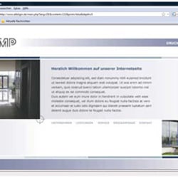 Druckerei & Verlag Pomp – Konzeption & Gestaltung
