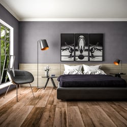 Innenraumvisualisierung: Fotorealistische Visualisierung einer Schlafzimmerszene
