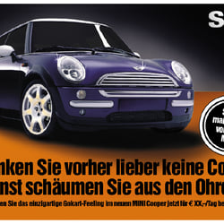 Sixt – Jung von Matt – Plakat für den Mini