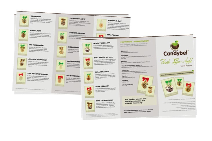 Flyergestaltung Din A4 Wickelfalz