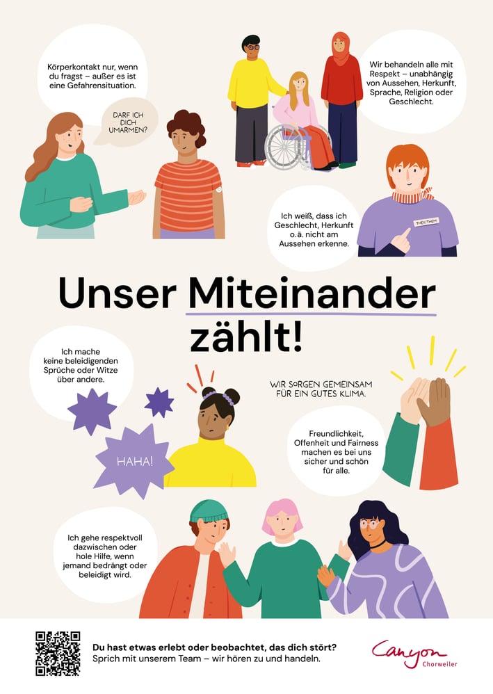 Canyon Chorweiler – Awareness Plakat
