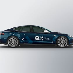 Tesla Seitenasicht