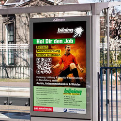 Plakat Design – Böning Heizung Sanitär GmbH